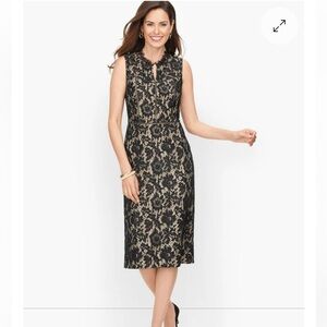 Talbots. Elegant Black Lace Dress 👗